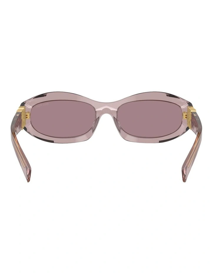 Acetate Sunglasses in Violet image 4