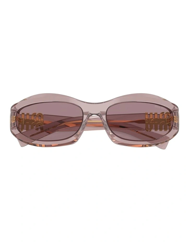 Acetate Sunglasses in Violet image 5