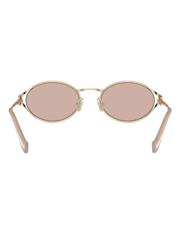 Metal Sunglasses in Gold image 4