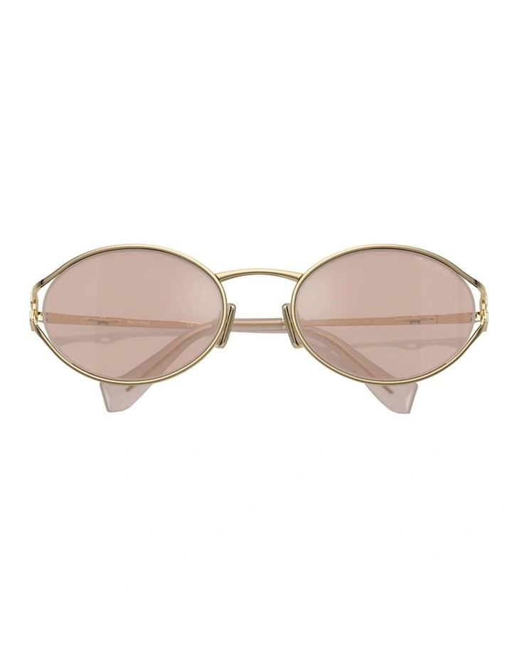 Metal Sunglasses in Gold image 5