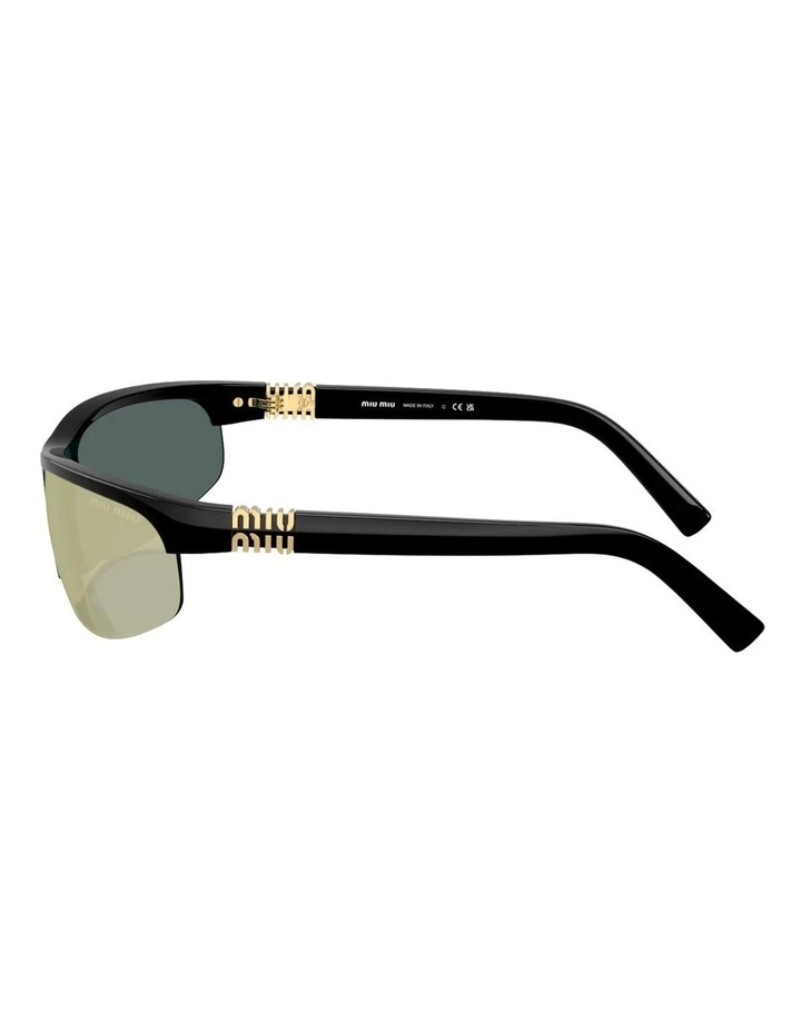 Injected Sunglasses in Black image 3