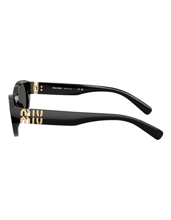 Acetate Sunglasses in Black image 3
