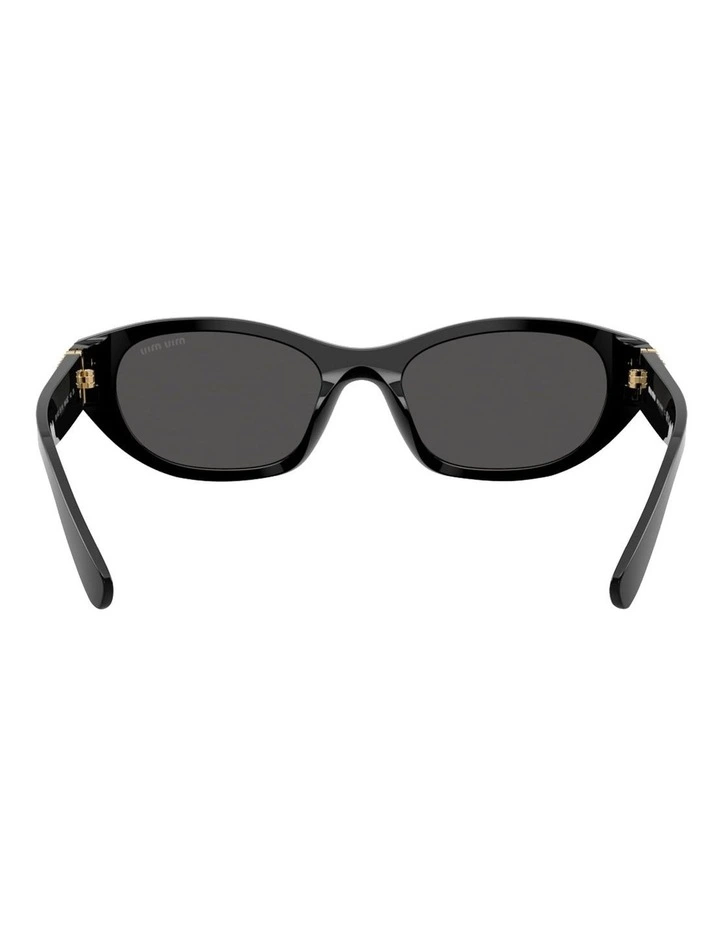 Acetate Sunglasses in Black image 4