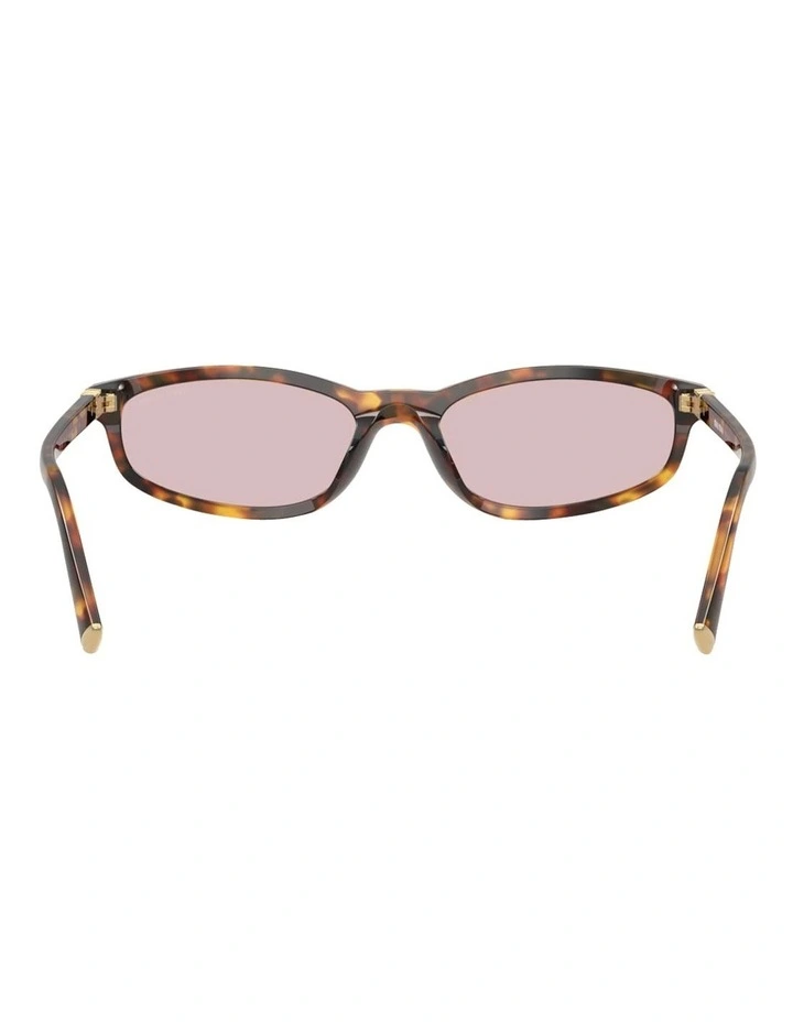 Miu Miu  Acetate Sunglasses in Tortoise image 4
