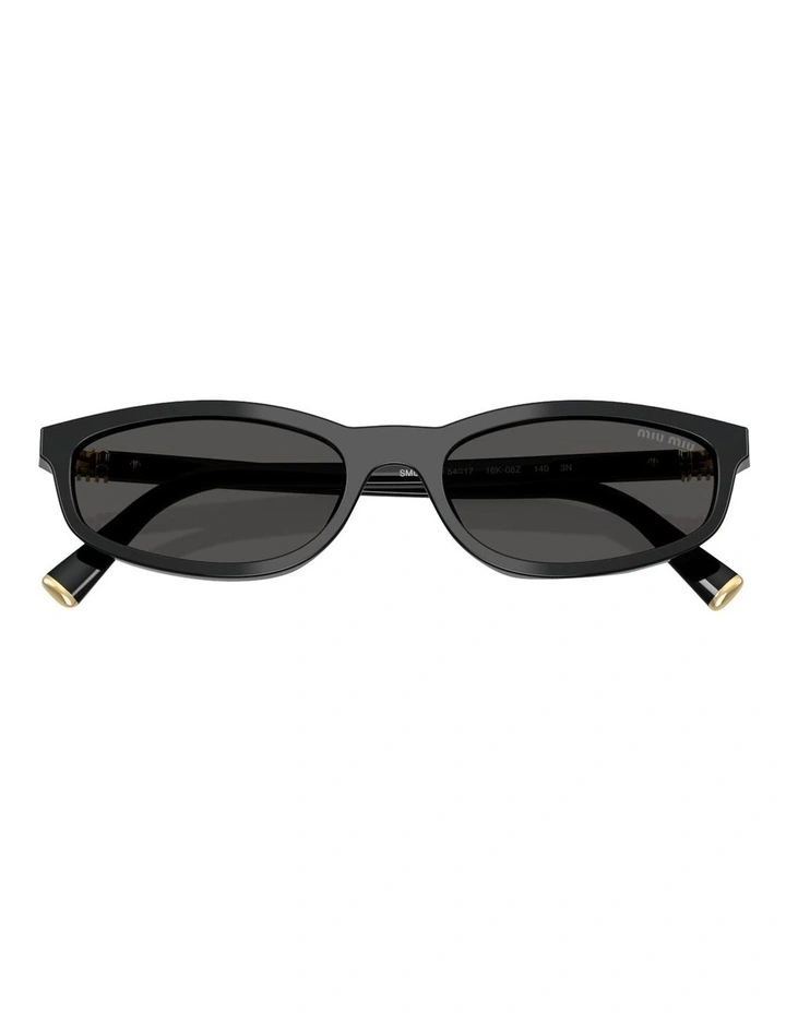 Miu Miu  Acetate Sunglasses in Black image 5