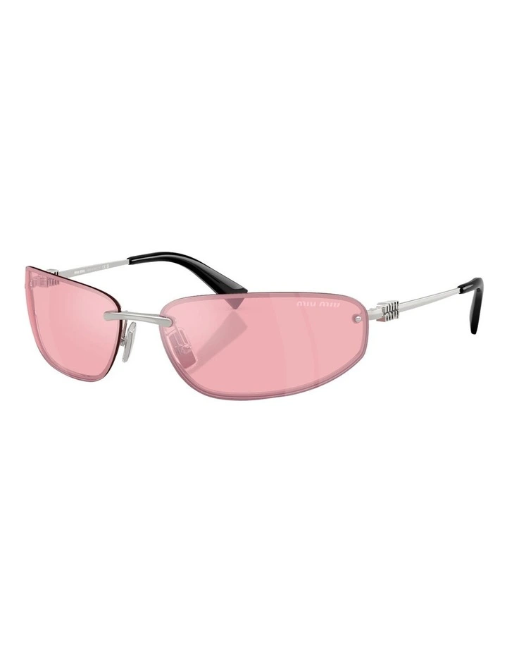 Metal Sunglasses in Silver image 1