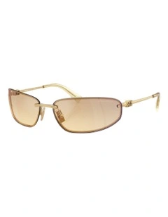 Metal Sunglasses in Gold