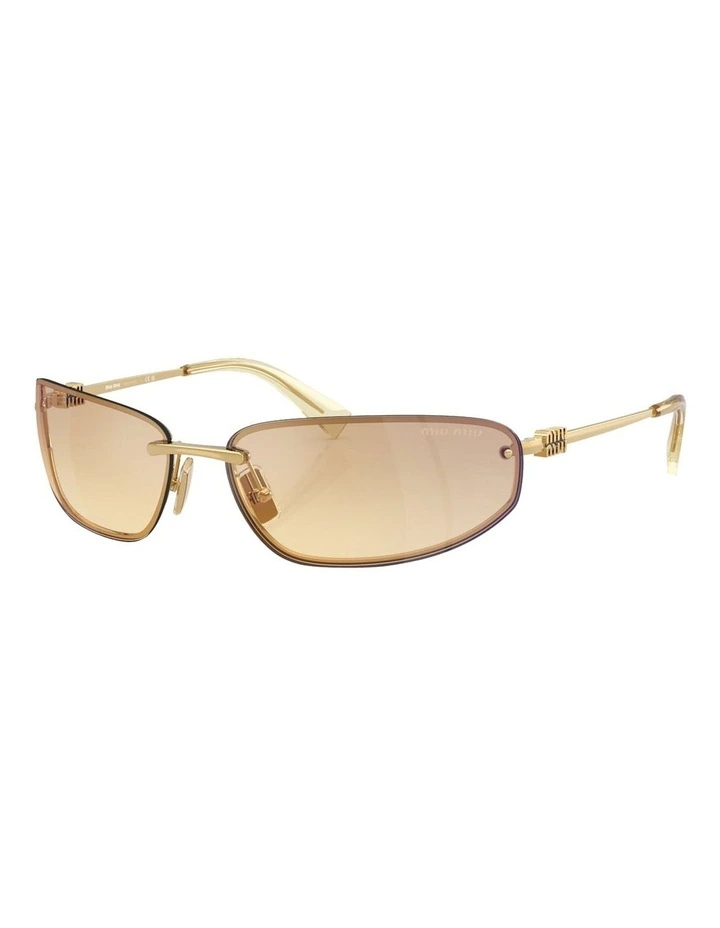 Metal Sunglasses in Gold image 1