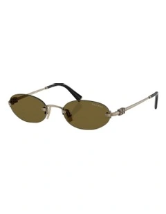 Metal Sunglasses in Gold
