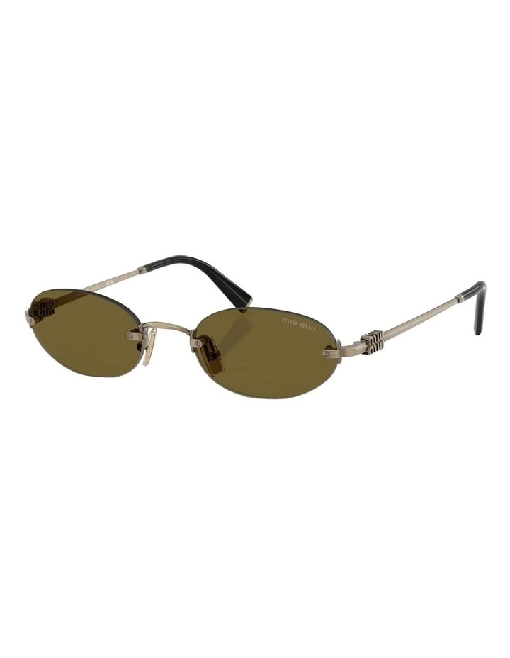 Metal Sunglasses in Gold image 1
