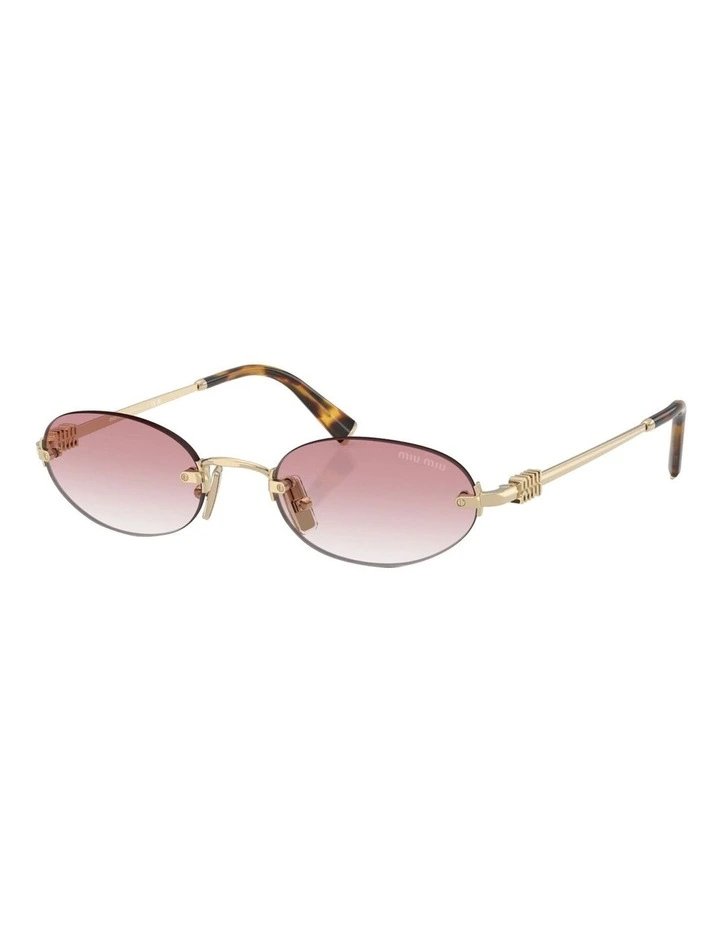 Metal Sunglasses in Gold image 1
