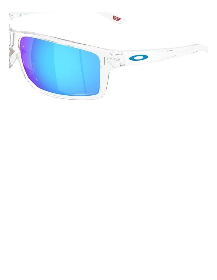 Oakley Gibston XL O_matter Polarised Sunglasses in Transparent image 7
