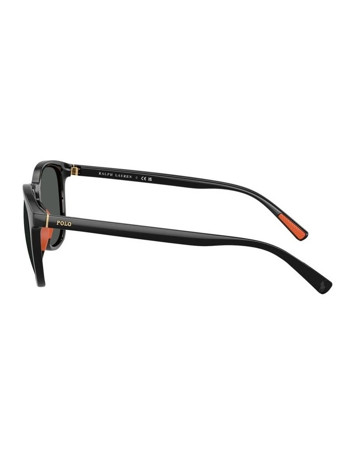 Polo Ralph Lauren  Injected Sunglasses in Black image 3