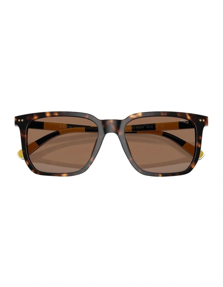 Polo Ralph Lauren Acetate Sunglasses in Tortoise image 4