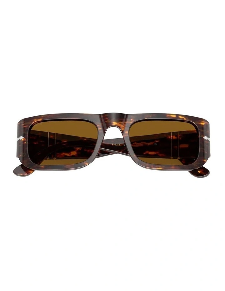 Acetate Sunglasses in Brown/Bright Yellow image 2