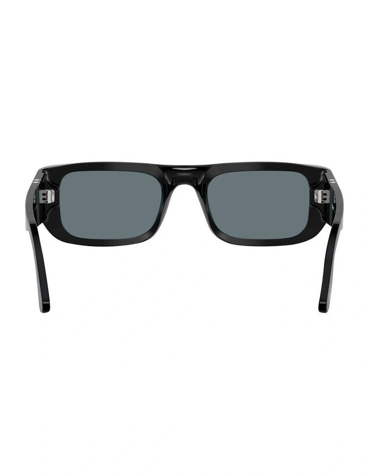 Acetate Polarised Sunglasses in Black image 4
