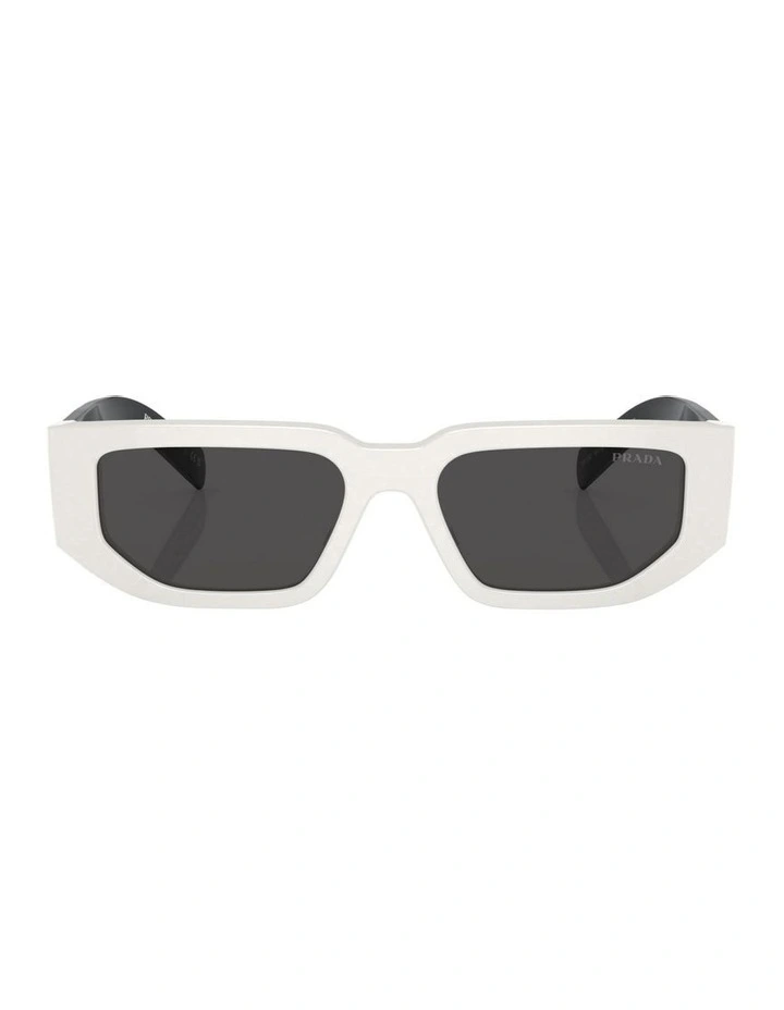Prada PR 09ZS Acetate Sunglasses in White image 2