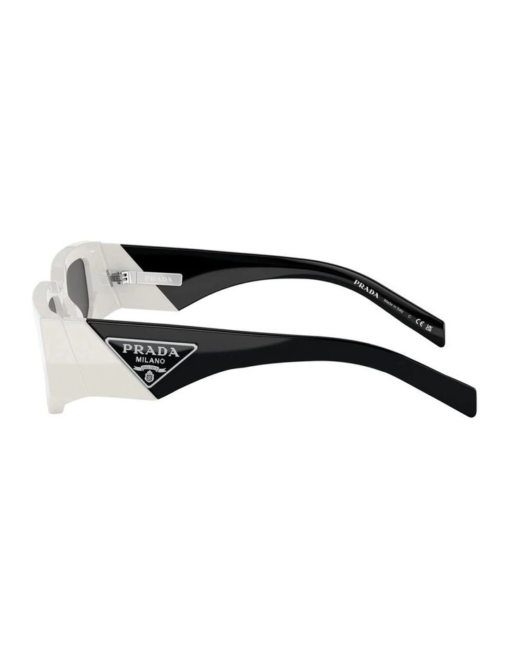 Prada PR 09ZS Acetate Sunglasses in White image 3