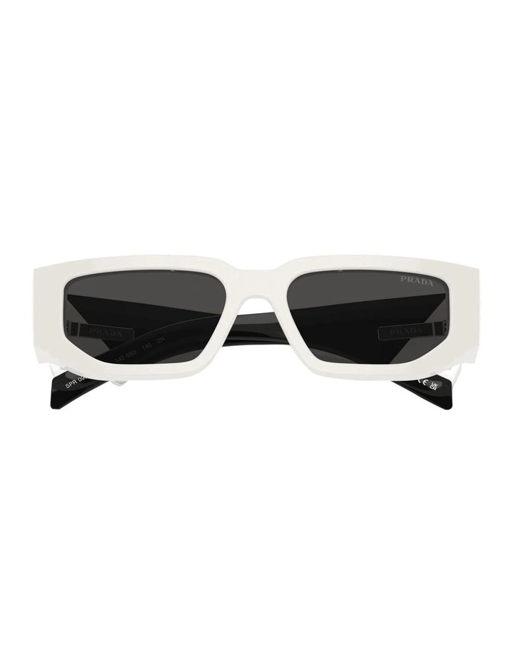 Prada PR 09ZS Acetate Sunglasses in White image 5