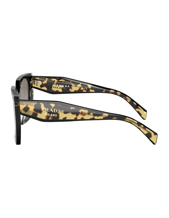 PR 15WS Acetate Sunglasses in Black image 3