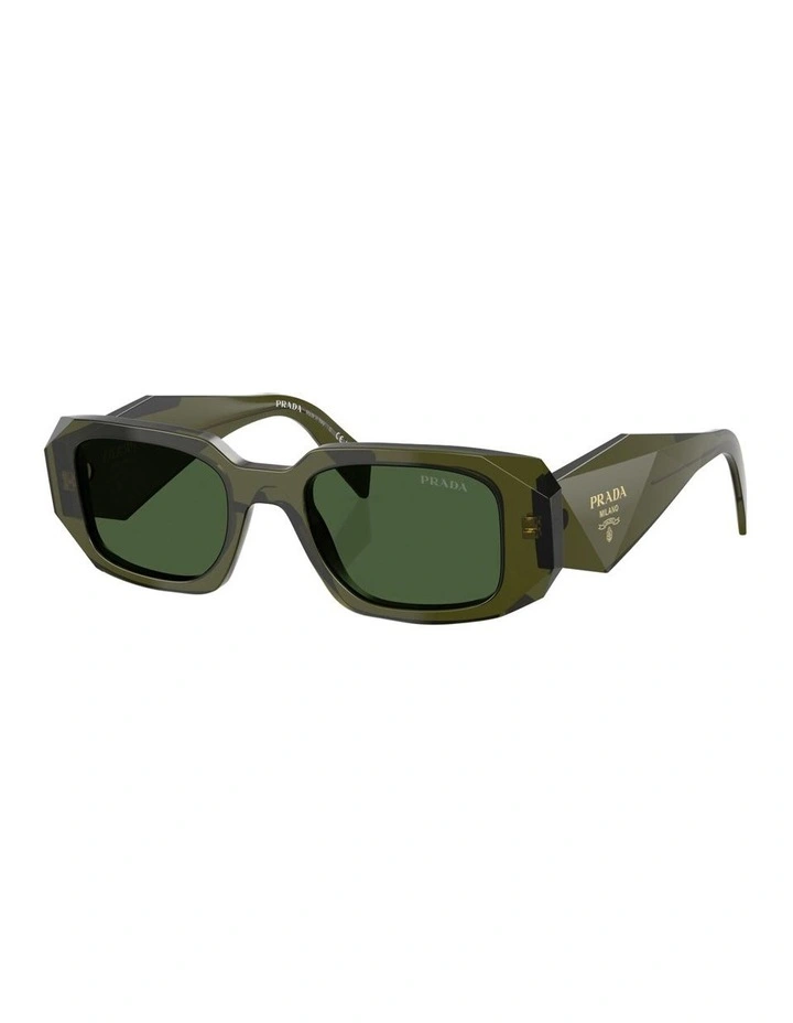 Prada  Acetate Sunglasses in Green image 1