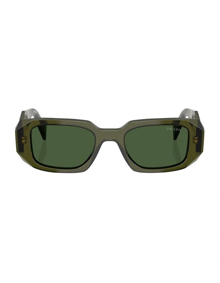 Prada Acetate Sunglasses in Green image 2