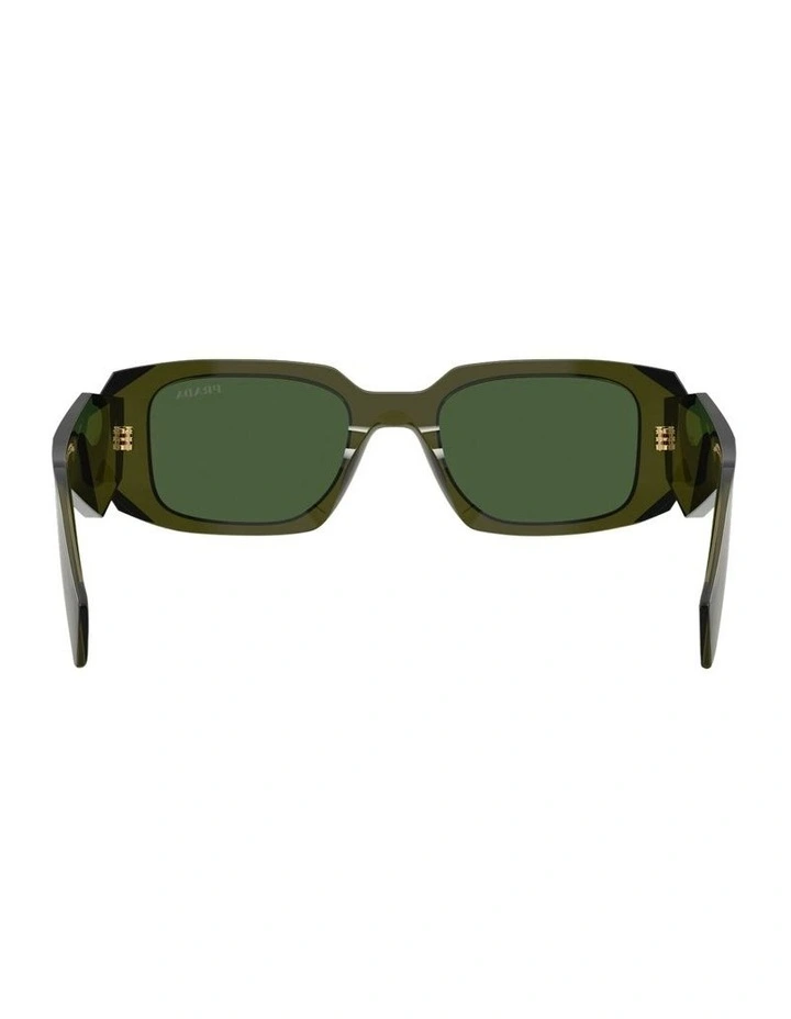 Prada  Acetate Sunglasses in Green image 4