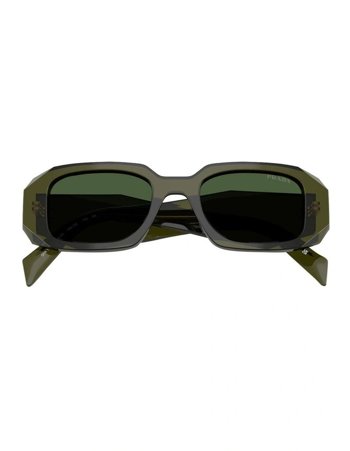 Prada  Acetate Sunglasses in Green image 5