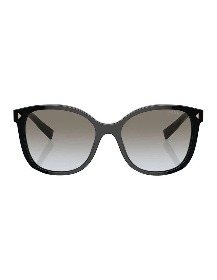 Prada PR 22ZSF Acetate Sunglasses in Black image 2