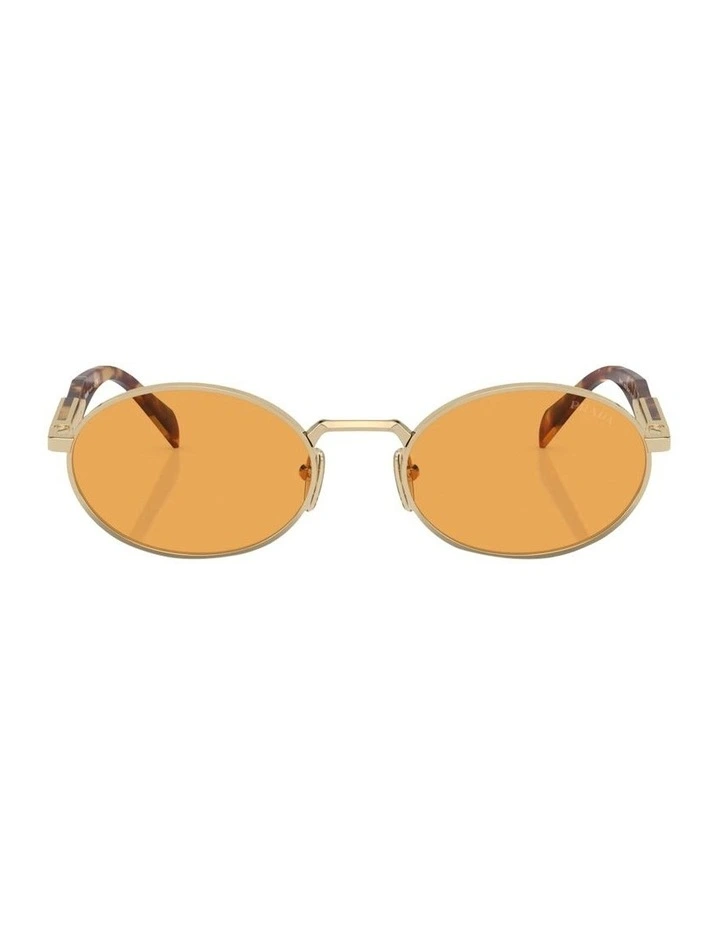 PR 65ZS Metal Sunglasses in Gold image 2