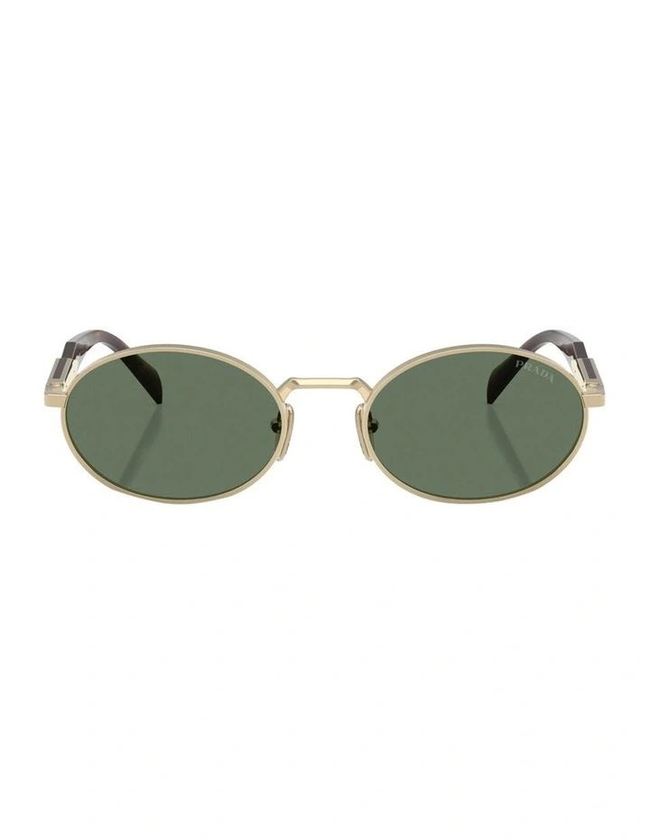 Metal Sunglasses in Pale Gold image 1