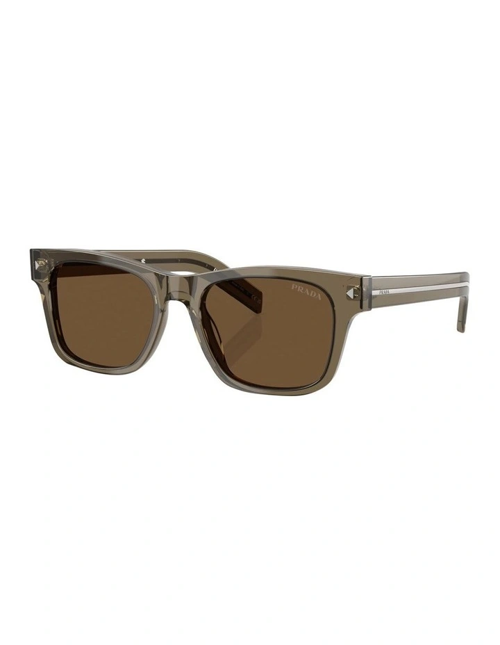 Prada  Acetate Sunglasses in Beige image 1