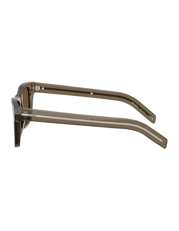 Prada  Acetate Sunglasses in Beige image 3