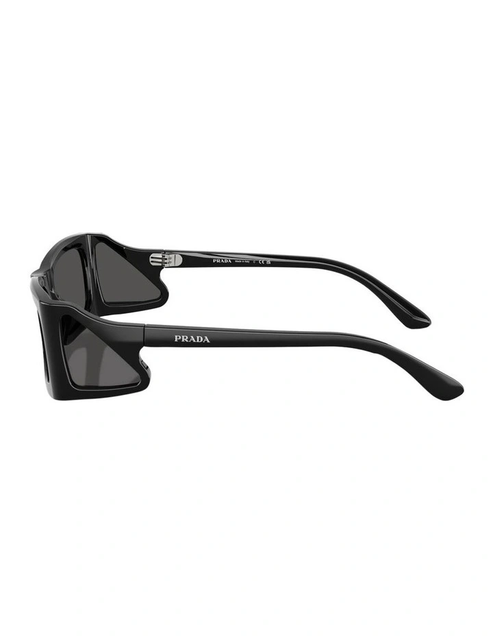 Acetate Sunglasses in Black image 3