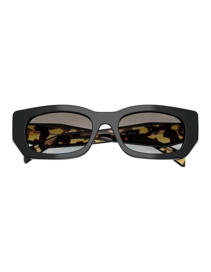 Prada Acetate Sunglasses in Black image 5