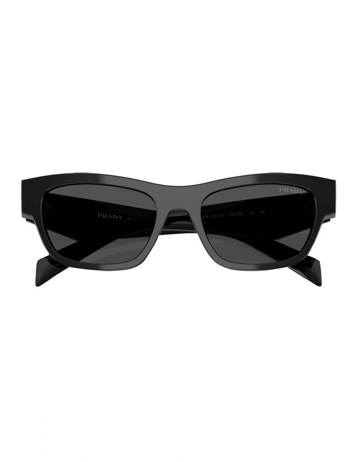 Prada Acetate Sunglasses in Black image 5