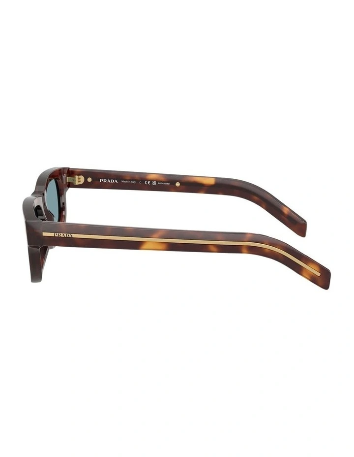 Prada  Acetate Polarised Sunglasses in Tortoise image 3