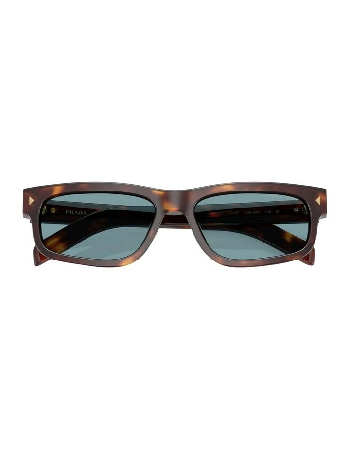 Prada  Acetate Polarised Sunglasses in Tortoise image 5
