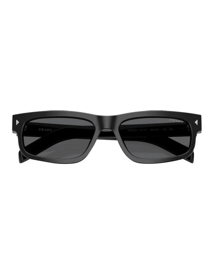 Prada Acetate Sunglasses in Black image 4