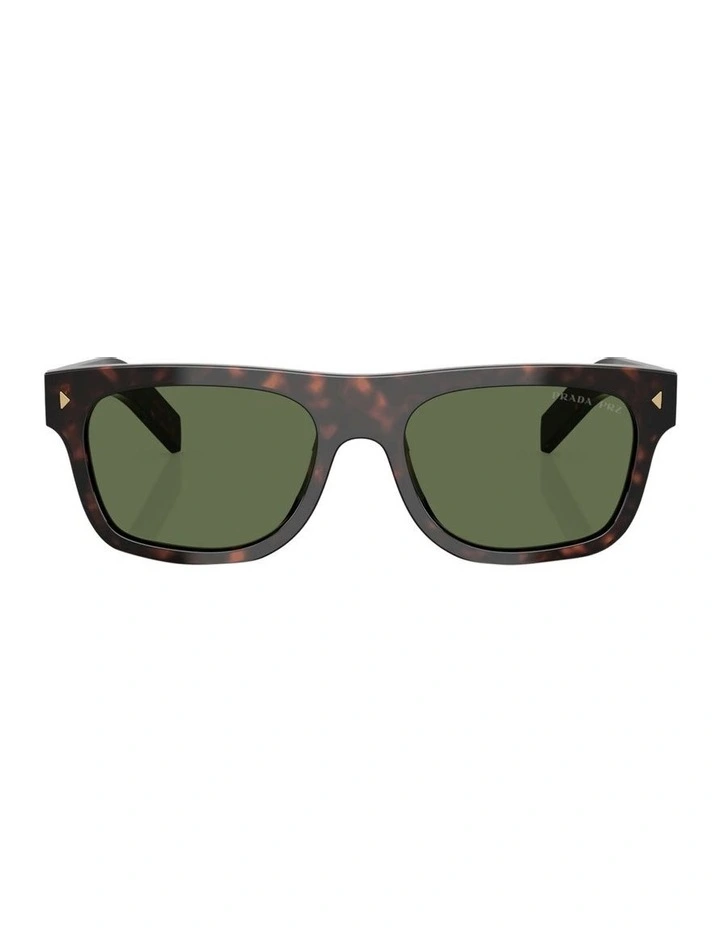 Prada Acetate Polarised Sunglasses in Tortoise image 2
