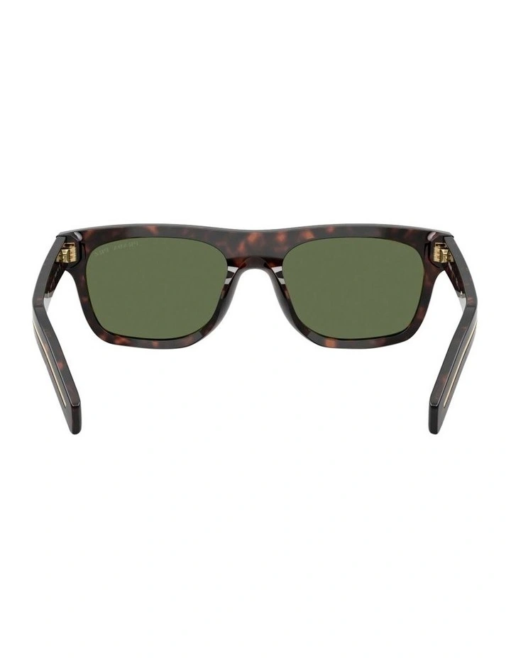 Prada Acetate Polarised Sunglasses in Tortoise image 4