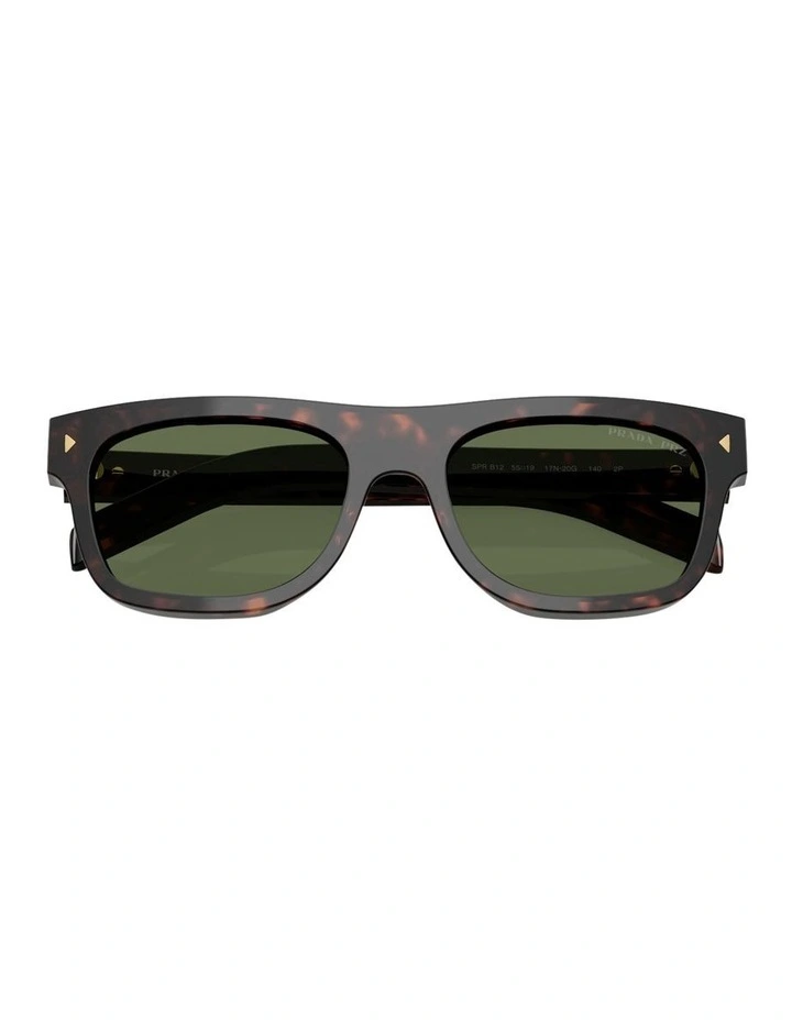 Prada Acetate Polarised Sunglasses in Tortoise image 5