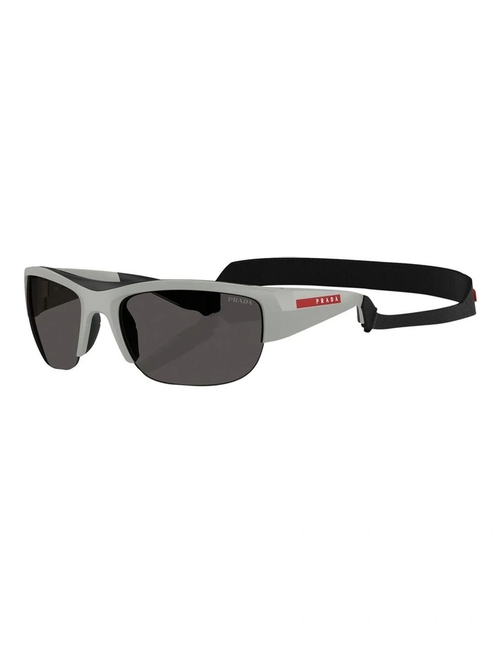 Prada Linea Rossa Injected Sunglasses in Grey image 1