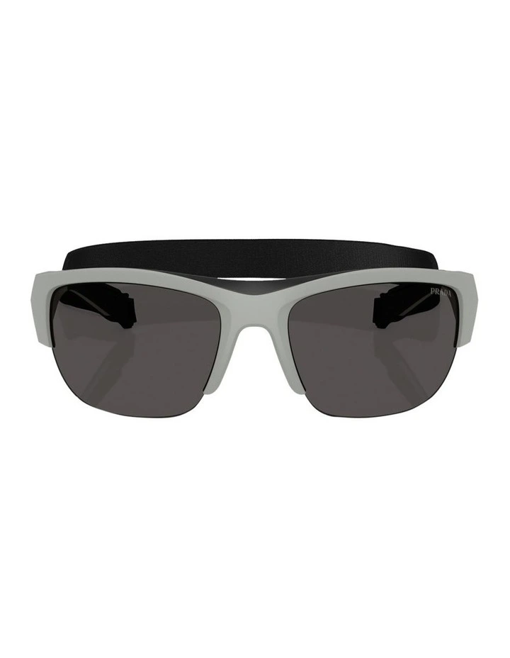 Prada Linea Rossa Injected Sunglasses in Grey image 2
