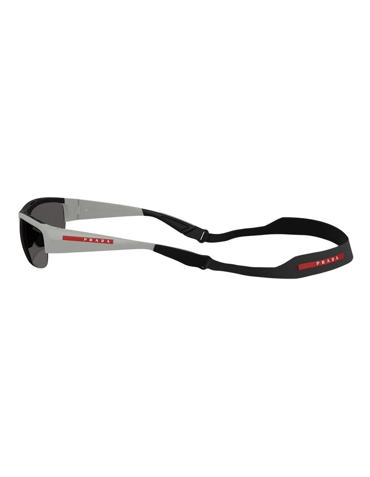 Prada Linea Rossa Injected Sunglasses in Grey image 3
