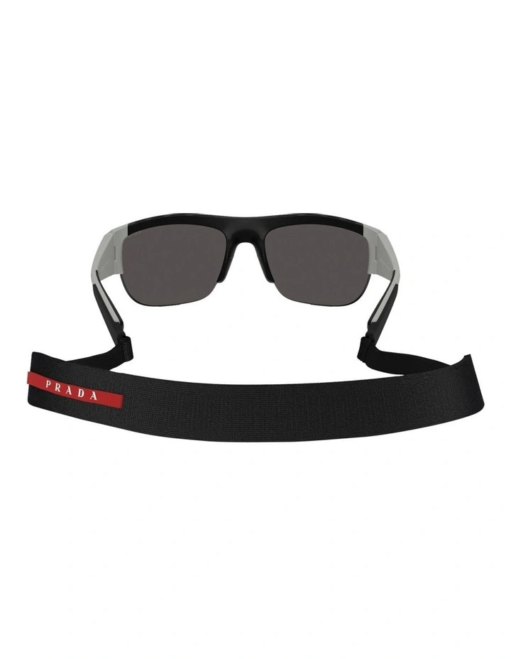Prada Linea Rossa Injected Sunglasses in Grey image 4