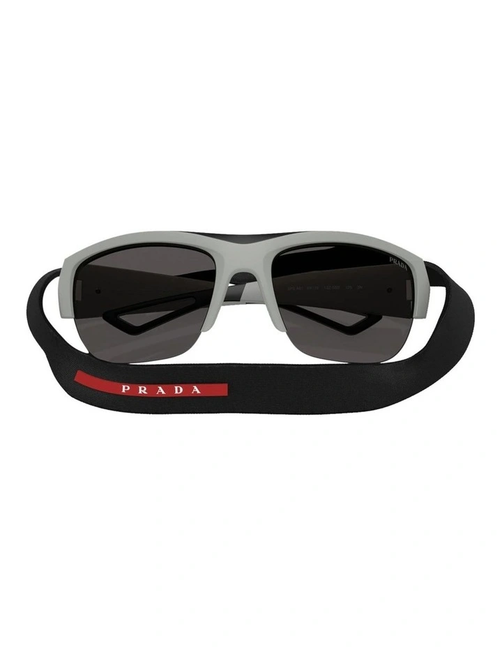 Prada Linea Rossa Injected Sunglasses in Grey image 5