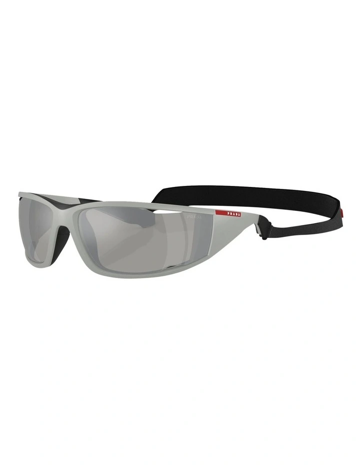 Prada Linea Rossa  Injected Sunglasses in Grey image 1