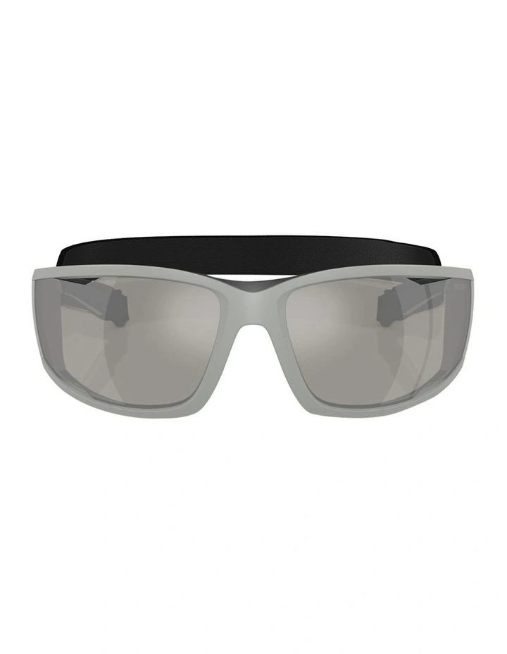 Prada Linea Rossa  Injected Sunglasses in Grey image 2