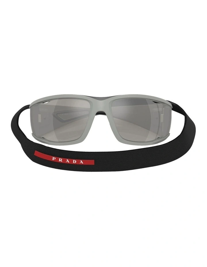 Prada Linea Rossa  Injected Sunglasses in Grey image 4